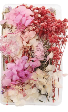 Set flori uscate pentru rășină epoxidică și proiecte DIY – mix colorat, natural - Image 4